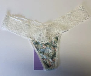 HANKY PANKY PR681104 DREAM EASE ORIG Rise Thong ~ BOTANICAL (BTNCL) ~ OS NWT $23 - Picture 1 of 5