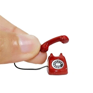 1/18 Diorama Landline Telephone Model Car Garage Scene Display Model Accessories - Picture 1 of 20