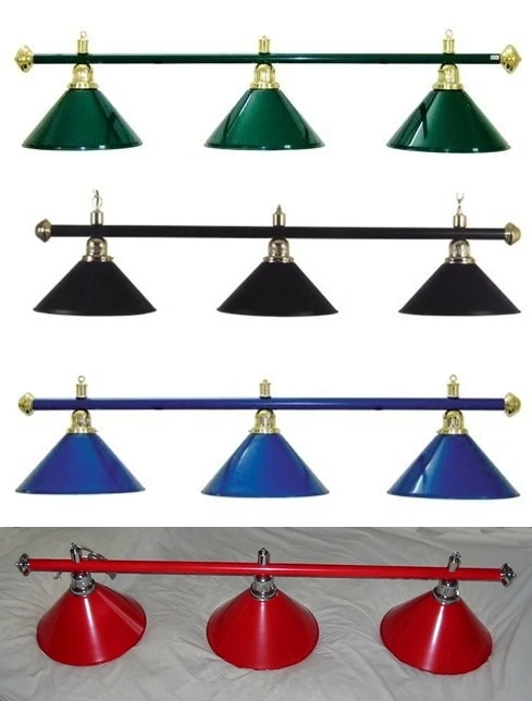 Snooker Table Light Rail Bar Chrome Shade Canopy - Image 1 of 1