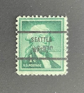 Seattle, Washington Type 71 Precancel - 1 cent Washington - U.S. #1031 - WA - Picture 1 of 1