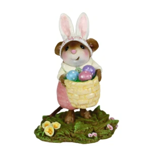 Wee Forest Folk HOPPY EASTER GIRL, WFF# M-719a, Easter Mouse 2022 - Picture 1 of 1