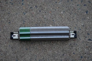 BLOQUES DE TERMINALES WEIDMULLER WDK 4N PE WEW 35/2 RIEL DIN VERDE Y TOSTADO NUEVO - Imagen 1 de 4