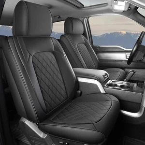 Umbrauto Seat Covers for Ford F150| Waterproof Faux Leather Pickup Truck Seat... - Picture 1 of 7