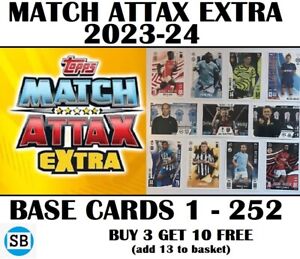 Match Attax Extra 2023/24 2024 Champions League  - Base Cards 1 - 252