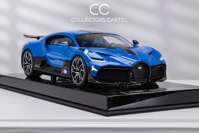 Bugatti Divo (Bleu Le Mans) [ESCLUSIVA] scala 1/18 - Immagine 1 di 4