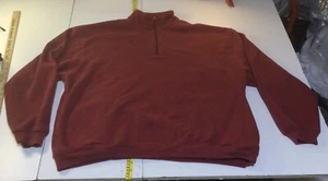 Ping Flannel Sweater Men’s 2XL 1/4 Zip Pullover Red Golf - Picture 1 of 10