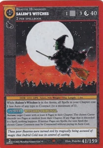 METAZOO CRYPTID NATION - SALEM'S WITCHES - REVERSE HOLO - 41/159 - Picture 1 of 1