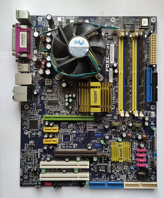 Foxconn 915A04-G-8KS Mobo with Pentium 551 3.4GHz CPU and 2GB RAM - Test OK! - Image 1 of 4