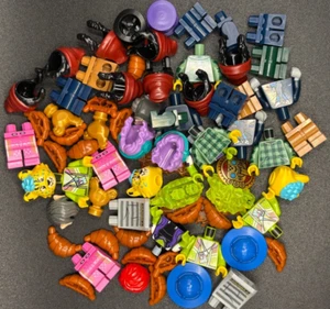 Joblot NEW LEGO Stock Minifigure Parts Torso Legs Hair Hats Heads Accessories - Picture 1 of 6