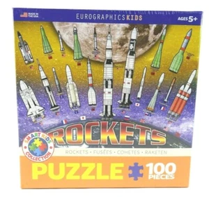 NIB Rockets 100 Piece Puzzle Eurographics Kids Made in USA FACTORY SEALED BOX - Picture 1 of 4