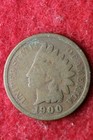 1900 InDian Head Cent Penny / Circulated Grade Good / Very Good Coin (I)