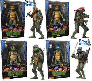 Official NECA Teenage Mutant Ninja Turtles 7" Inch Action Figures 1990 Movie
