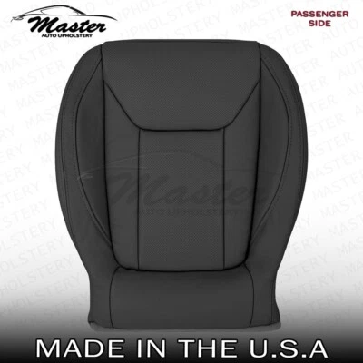 Cubierta de asiento de cuero negra inferior para pasajero delantero Subaru Impreza 2017-2021 Foto 1 de 4