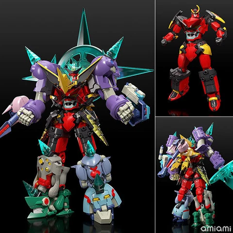 Gurren Lagann THE GATTAI Infinite Combining Gurren Dan Lagann Posable Figure Cover