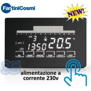 CH193 Cronotermostato ultrapiatto touch-screen con programmazione settimanale a - Imagen 1 de 2