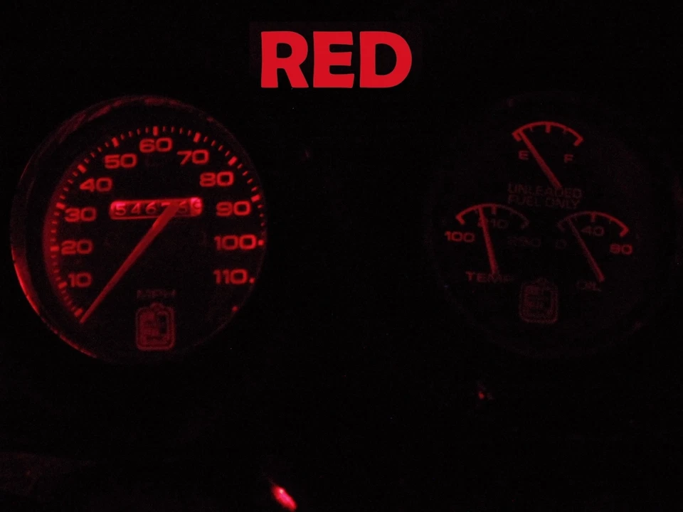  Кластер светодиодных ламп для приборной панели красные для Oldsmobile 73 77 Cutlass 442 - Изображение 1 из 2