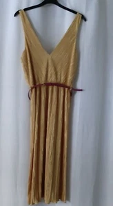 Miss Selfridge size 10 Gold dress - Picture 1 of 7