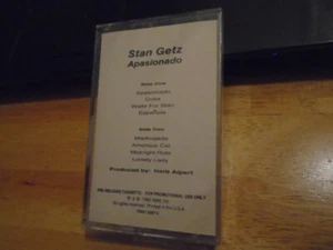 SEALED RARE PROMO Stan Getz CASSETTE TAPE Apasionado jazz HERB ALPERT toto 1990 - Picture 1 of 2