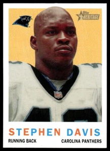 Topps Heritage Stephen Davis Carolina Panthers #183 2005 - Imagen 1 de 2