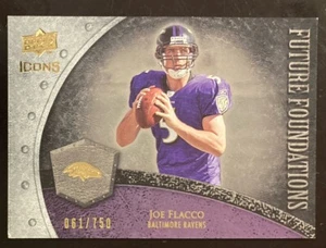 Joe Flacco 2008 ICONS Future Foundations Rookie Card#ff16 (5414) 061/750 - Picture 1 of 3