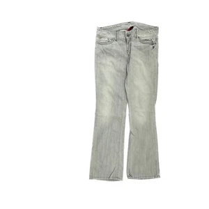 Guess Daredevil Straight Leg Distressed Women's size 32 Gray Denim jeans - Picture 1 of 5