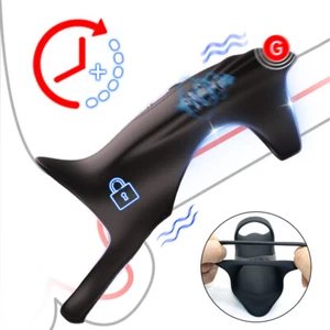 Penisring Cockring Penissleeve Stimulator Vibrator SexSpielzeug für Männer Paare - Bild 1 von 10