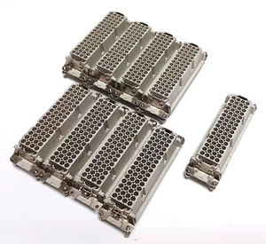 Menge (9) LAPP H-D 64B 64-polige Buchse Crimp Style Einsatz Stecker - Bild 1 von 2