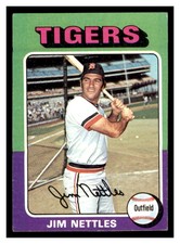 1975 Topps (Low Grade) #497 JIM NETTLES Detroit Tigers ~D5A