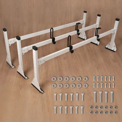 For Dodge/Freightliner Sprinter 2500/3500 02-06 3 bars Ladder Roof Rack Aluminum Foto 1 de 4