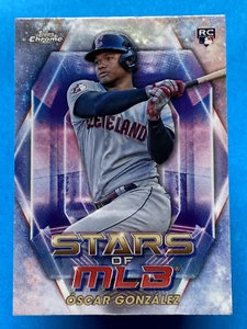 2023 Topps Series 1 Stars of MLB Chrome Oscar Gonzalez #SMLBC-43 - Bild 1 von 4