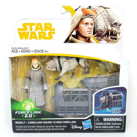 Star Wars Force Link 2.0 Rebolt & Corellian Hound 2pk 3.75in by Hasbro New Cover