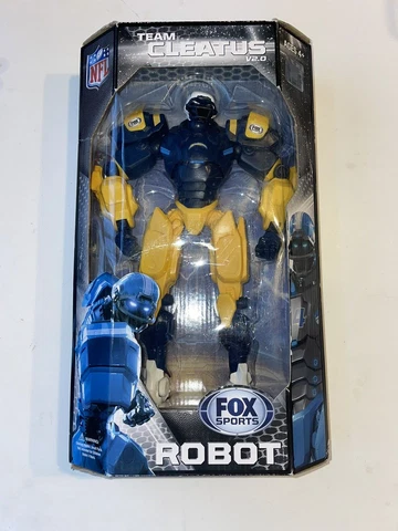 NFL San Diego Chargers Team Cleatus Fox Sports V2.0 Robot Action Figure 11" Tall Cover