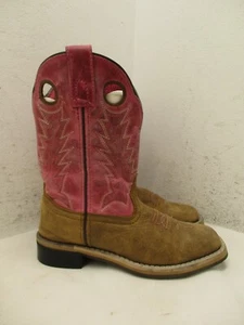 Smoky Bergstiefel braun rosa Leder Kinder Cowboy Western Sty 3920C Größe 1 R - Bild 1 von 12