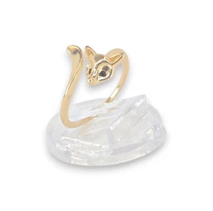 Anello in oro giallo 999 24 carati misura 50 (15,9 mm) oro 1,60 g PL - Foto 1 di 14