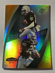 TIM BROWN raiders Napolean Kaufman 1999 Contenders TD Tandems #15T (R1) - Picture 1 of 2