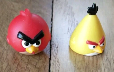 Angry Birds Knock on Wood Juego Mandril Amarillo y Pájaro Rojo Repuestos Foto 1 de 4