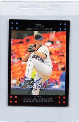 2007 Topps #484 John Maine Mets Signed Auto *K4328 - Image 1 of 2
