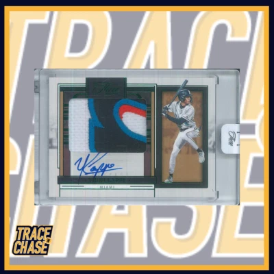 2024 Panini Three and Two Baseball Yiddi Cappe Prospect Jersey Autographs 2/5 - Image 1 of 3