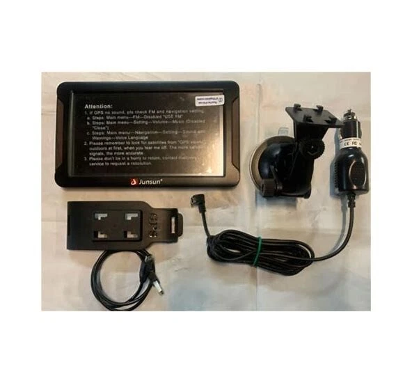 Brand New Black Junsun D800 GPS Navigation 7'' Screen Touchscreen  - Image 1 of 1