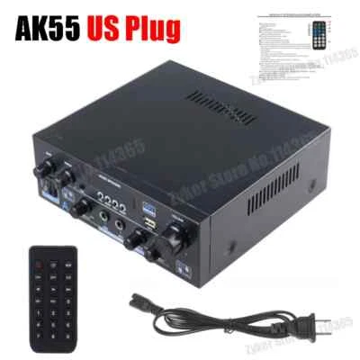 Amplificador de Audio HiFi AK55 Max 900W Digital Bluetooth Amplificadores de Sonido Canal Foto 1 de 4