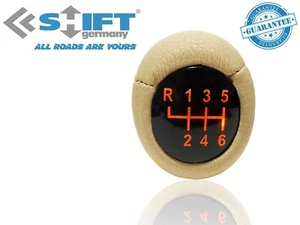 BMW ILLIMUNATED GEAR SHIFT KNOB 6 SPEED BEIGE COLOR,SHIFT Germany - Picture 1 of 9