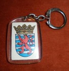 Porte-clés Key Ring Bière Brasserie BOFFERDING BASCHARAGE LUXEMBOURG blason LION