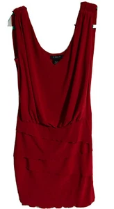 B. Darlin Sleeveless Size 5/6 Junior Red Dress - Picture 1 of 7