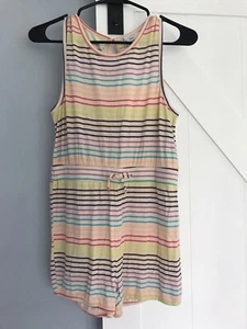 LOVE FIRE Los Angeles Girls Romper Size Large Stripped Jumpsuit New w/ Tags - Picture 1 of 4