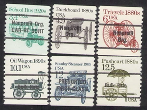 US. 2123 a, 2124 a, 2126 a, 2130 a, 2132 a, 2133 a. Precancel. Lot of 6. MNH - Picture 1 of 1