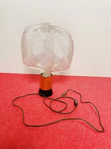 1970s Table Lamp Acrylic Fiber Optic Lamp Sculpture Abstract Retro Modernist - Bild 1 von 6