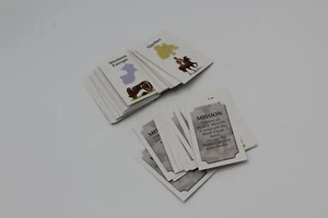 Tarjetas de juego de mesa de riesgo misión secreta solo 1998 piezas usadas buen estado - Imagen 1 de 10