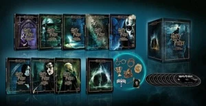 New Harry Potter 8-Film Dark Art Steelbook Collection 4K ULTRA HD Blu-ray - Picture 1 of 3