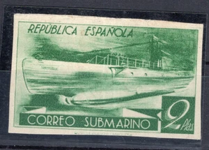 ESPAÑA, SUBMARINOS, YV # 625 c, MH - Imagen 1 de 1