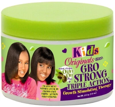Africa's Best Kids Originals Gro Strong Triple Action Growth Therapy 213g/7.5oz - Image 1 of 2
